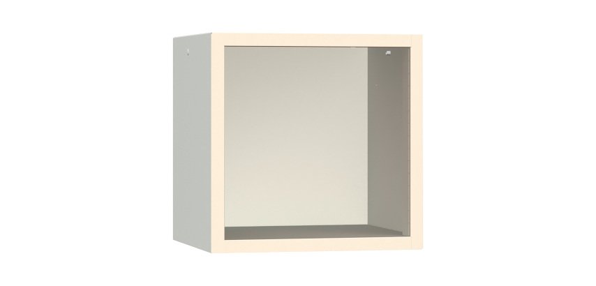 Armadio Ufficio Monoblocco sopralzo Senso a giorno senza zoccolo l x p x h 45 x 45 x 45 cm