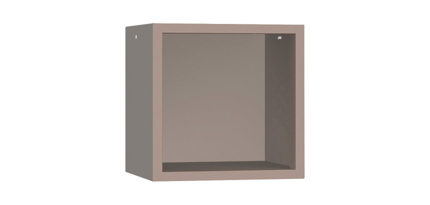 Armadio Ufficio Monoblocco sopralzo Senso a giorno senza zoccolo l x p x h 45 x 45 x 45 cm