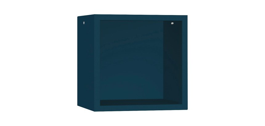 Armadio Ufficio Monoblocco sopralzo Senso a giorno senza zoccolo l x p x h 45 x 45 x 45 cm