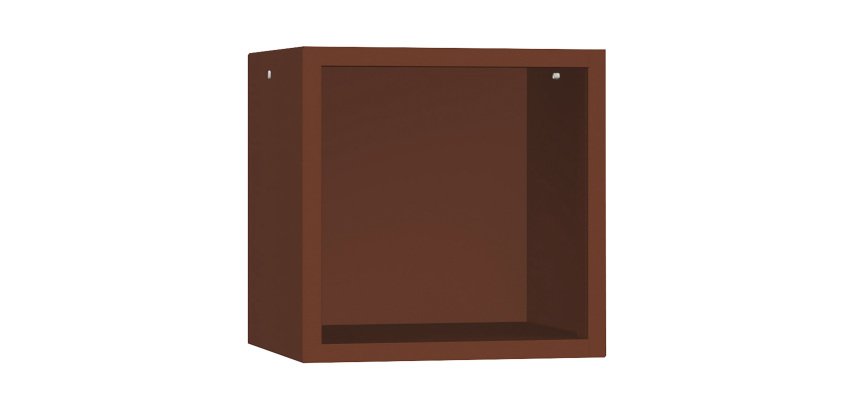 Armadio Ufficio Monoblocco sopralzo Senso a giorno senza zoccolo l x p x h 45 x 45 x 45 cm