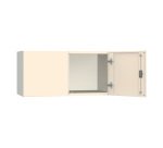 Armadio Ufficio Monoblocco sopralzo Senso 2 ante senza zoccolo l x p x h 90 x 45 x 45 cm