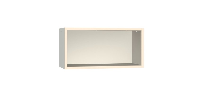Armadio Ufficio Monoblocco sopralzo Senso a giorno senza zoccolo l x p x h 90 x 45 x 45 cm