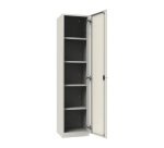 Armadio Ufficio Monoblocco multiuso Senso anta intera 4 ripiani l x p x h 45 x 45 x 200 cm