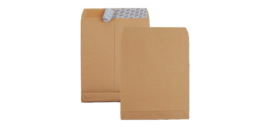 Sac à soufflets GPV 229 x 324 mm kraft brun armé 120 g