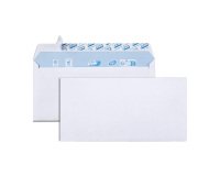 Enveloppe GPV 110 x 220 mm 80 g sans fenêtre, Auto-adhésive, Ouverture rapide - Paquet de 50