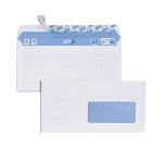 GPV Envelope 110 x 220 mm 80 g window 45 x 100 mm Self-adhesive, Quick open - Pack of 50