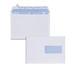 GPV Envelope 162 x 229 mm 80 g with 45 x 100 mm window, Self-adhesive, Quick open - Pack of 50