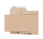 Pochette GPV 162 x 229 mm avec zone d'adressage, sans fenêtre, kraft brun 90 g - Paquet de 10