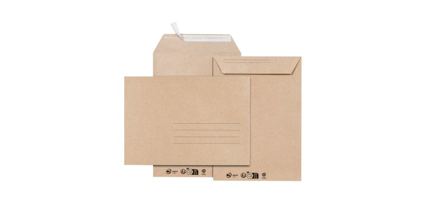Pochette GPV 162 x 229 mm avec zone d'adressage, sans fenêtre, kraft brun 90 g - Paquet de 10