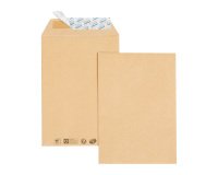 Pochette GPV 260 x 330 mm, sans fenêtre, kraft brun 90 g  - Paquet de 25