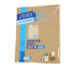 Pochette GPV 260 x 330 mm, sans fenêtre, kraft brun 90 g  - Paquet de 25
