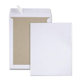 Pochette GPV à dos carton, vélin blanc 120 g, 260 x 330 mm sans fenêtre -  Paquet de 25