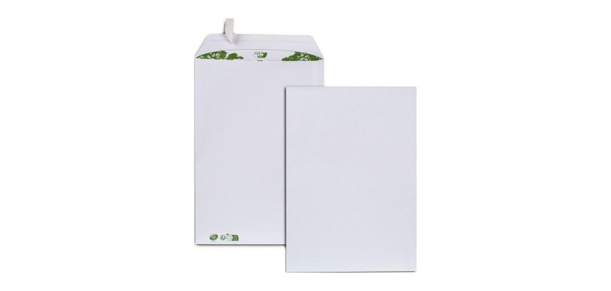 Pochette recyclée GPV 229 x 324 mm 90 g sans fenêtre - Boîte de 250