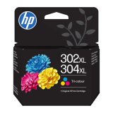 HP 302/304 XL - Cartouche 3 couleurs pour imprimante jet d'encre