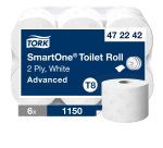 Carta igienica Tork SmartOne® T8  - 2 veli - 6 rotoli da 1150 strappi
