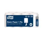 Tork Wiping Paper Rolled White 1 Ply 120123 11 Rolls of 310 Sheets
