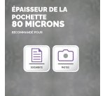Pochettes de plastification pré-pliées Fellowes A3 - 80 µ - Boîte de 25