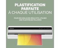 Fellowes gerecycleerde lamineerhoezen A6 – 2 × 80 µ – Glanzende afwerking – Doos van 100