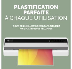 Fellowes recycelte Laminierfolien A3 – 2 × 80 µ – Glänzende Oberfläche – Schachtel mit 100