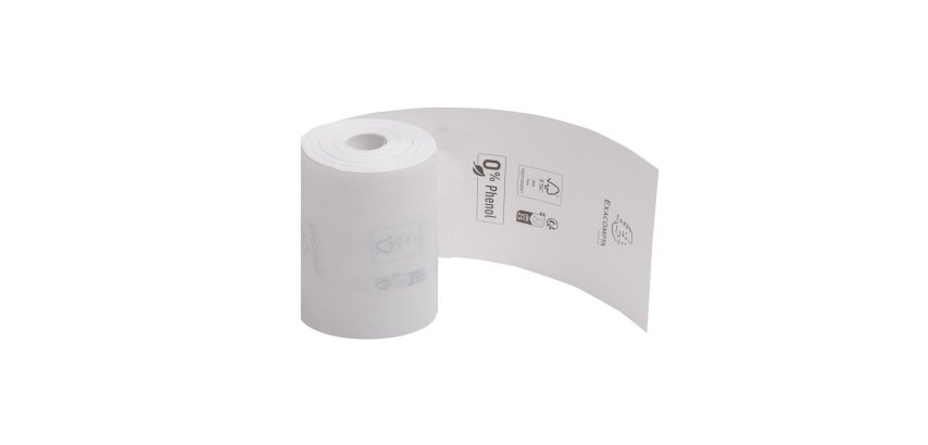 Bobines Caisses Exacompta 40766E - l 80 mm x L 28 m, Ø 45 mm - paquet de 8