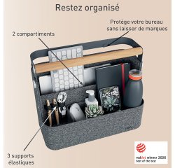 Organiseur de bureau portable suspendu Leitz avec poignée