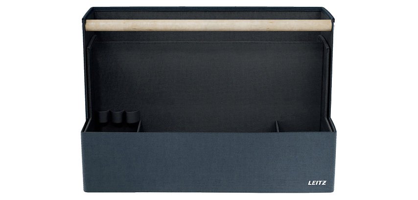 Organiseur de bureau portable en tissu Leitz avec poignée – 4 compartiments