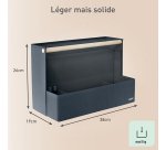 Draagbare bureaubladorganizer van Leitz met handvat – 4 compartimenten