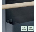 Draagbare bureaubladorganizer van Leitz met handvat – 4 compartimenten