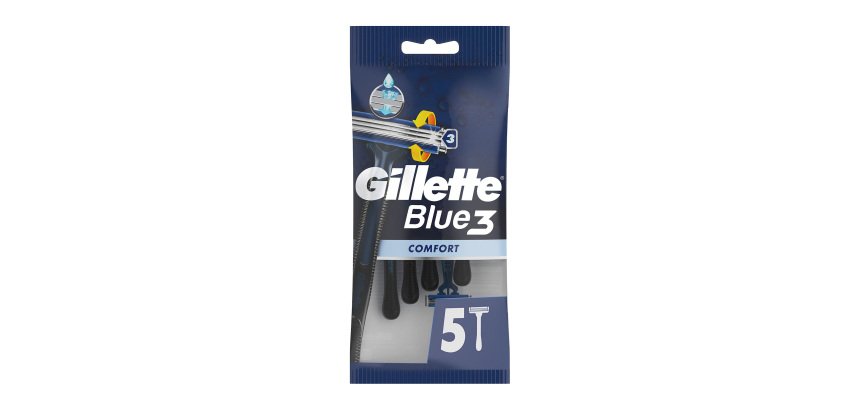 Rasoirs jetables Gillette Blue 3 Smooth – Paquet de 5