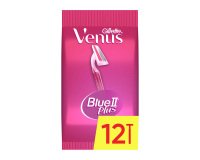 Rasoirs jetables pour femmes Gillette Blue II Plus – Sachet de 8 + 4