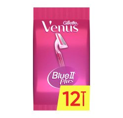 Rasoirs jetables pour femmes Gillette Blue II Plus – Sachet de 8 + 4