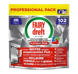 Fairy Professional Platinum Plus Vaatwastabletten – 102 doses