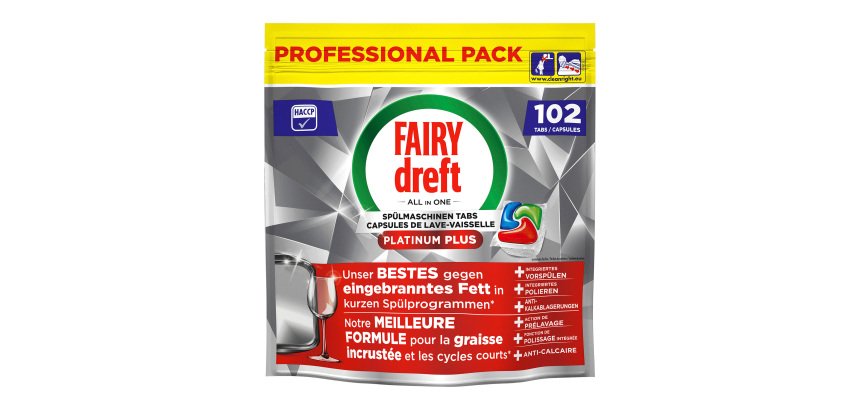 Fairy Professional Platinum Plus Geschirrspülkapseln – 102 Dosen