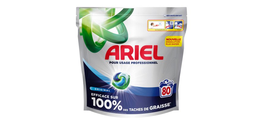 Lessive Ariel Professional All in 1 Régulier – 80 Pods