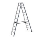 Scala a doppia salita STP Pikasso per uso industriale in alluminio, 12 gradini