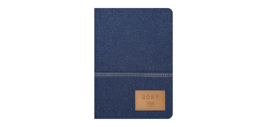 Denim A5 Agenda Settimanale verticale 2027