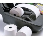 Rollo sumadora térmico q-connect 57 mm ancho x 47mm diametro para tpv sin bisfenol a papel de 70 g/m2