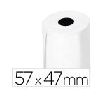 Rollo sumadora térmico q-connect 57 mm ancho x 47mm diametro para tpv sin bisfenol a papel de 70 g/m2