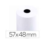 Rollo sumadora q-connect térmico 57 mm ancho x 48 mm diametro sin bisfenol a 57 gr/m2