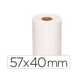 Rollo sumadora q-connect termico 57x40x11 mm 58 gr sin bisfenol a