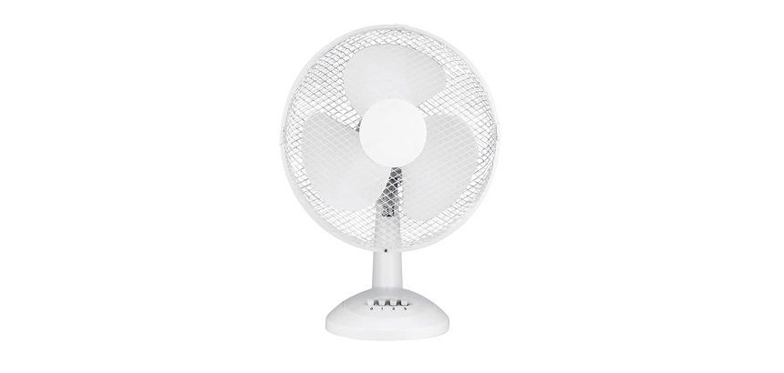 Ventilateur de bureau Ø 40 cm – 45 W, blanc