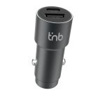 Chargeur allume-cigare voiture USB-C + USB-A 48 W T'nB – Charge rapide double port