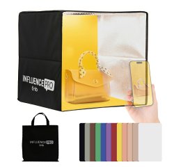 Portable LED Photo Mini Studio T'nB 40 x 40 x 40 cm – Foldable Studio for Professional Photos