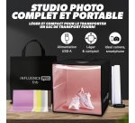 Portable LED Photo Mini Studio T'nB 40 x 40 x 40 cm – Foldable Studio for Professional Photos