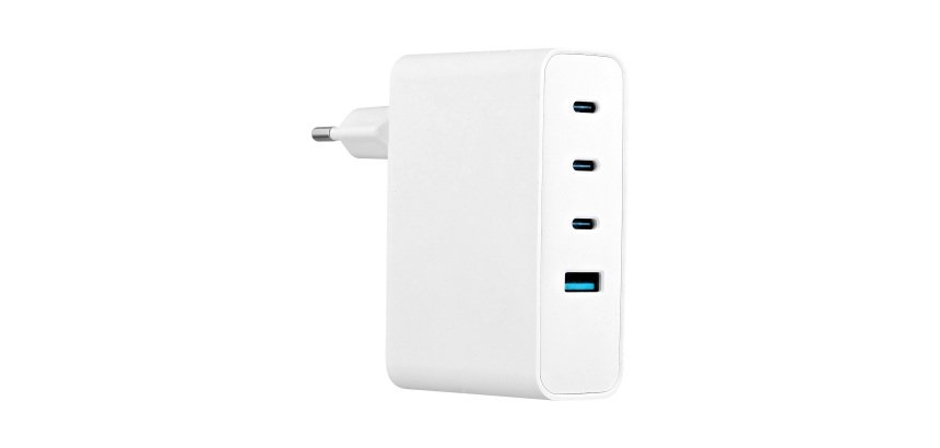 GAN-oplader 100W USB-C en USB-A - 2 m kabel inbegrepen Tnb