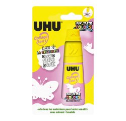 Uhu 3 in 1 Glue Funtastic Colors - 31 ml bottle