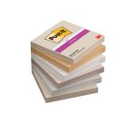 Haftnotizen Farben Neutrality Super Sticky Post-it 76 x 76 mm - Block mit 90 Blatt