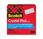 Recyceltes Klebeband Scotch Crystal Plus - Breite 19 mm x Länge 33 m