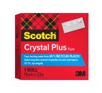 Recyceltes Klebeband Scotch Crystal Plus - Breite 19 mm x Länge 33 m
