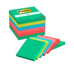 Notes repositionnables couleurs Simply Serene Super Sticky Post-it 76 x 76 mm - bloc de 100 feuilles